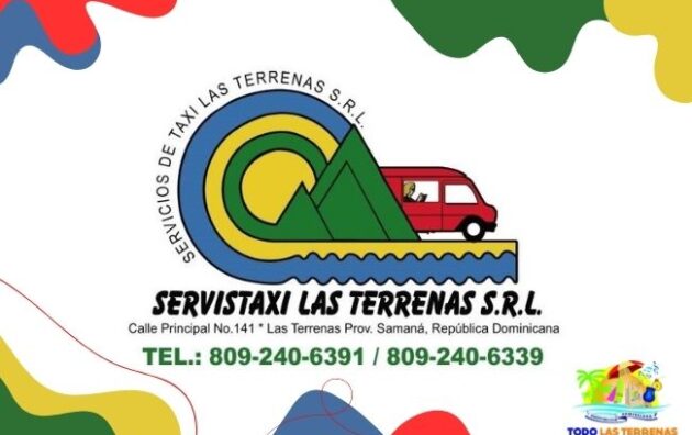 Compania empresa del taxi servistaxi asochotratutena turistico privado traslados al aeropuerto transfers tours vehiculo con chofer transporte todo las terrenas samana (01F)